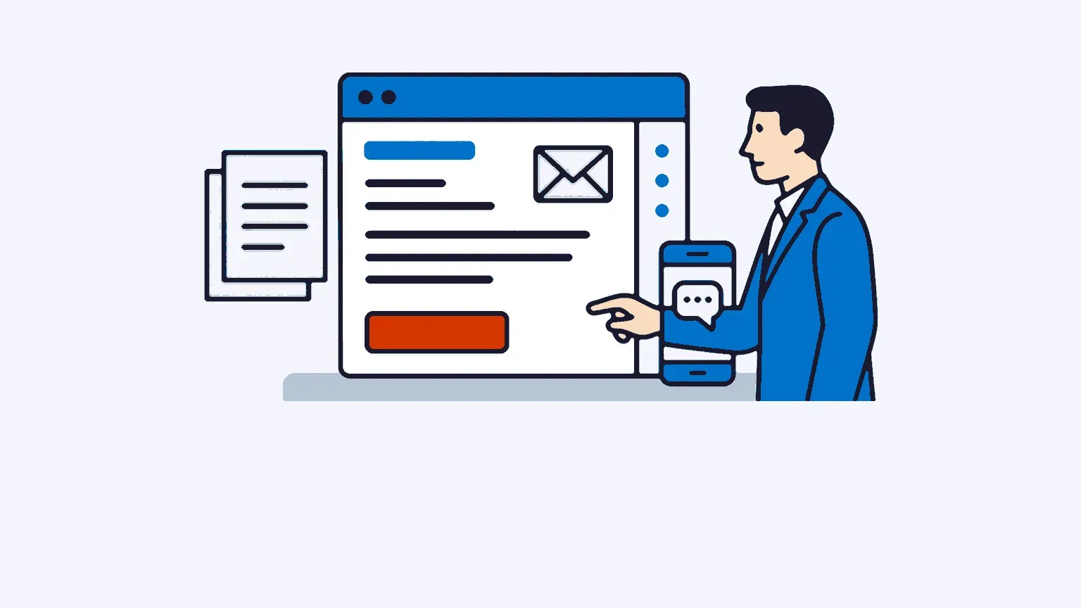 Illustration : Cold emailing B2B : cadre légal et bonnes pratiques