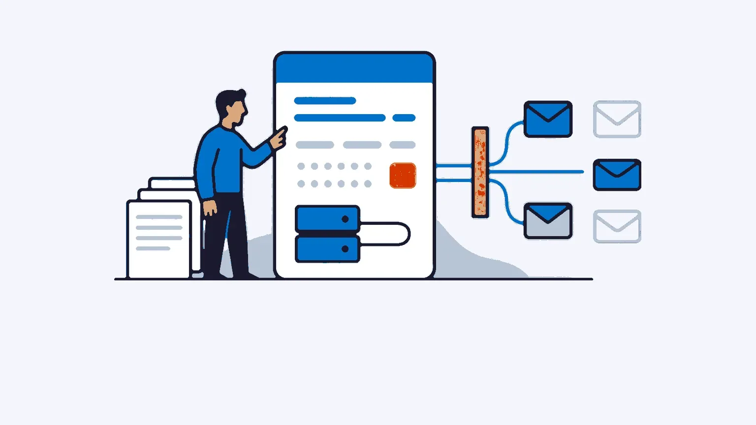 Illustration : Délivrabilité en emailing B2B: comment rester dans la boîte de réception ?