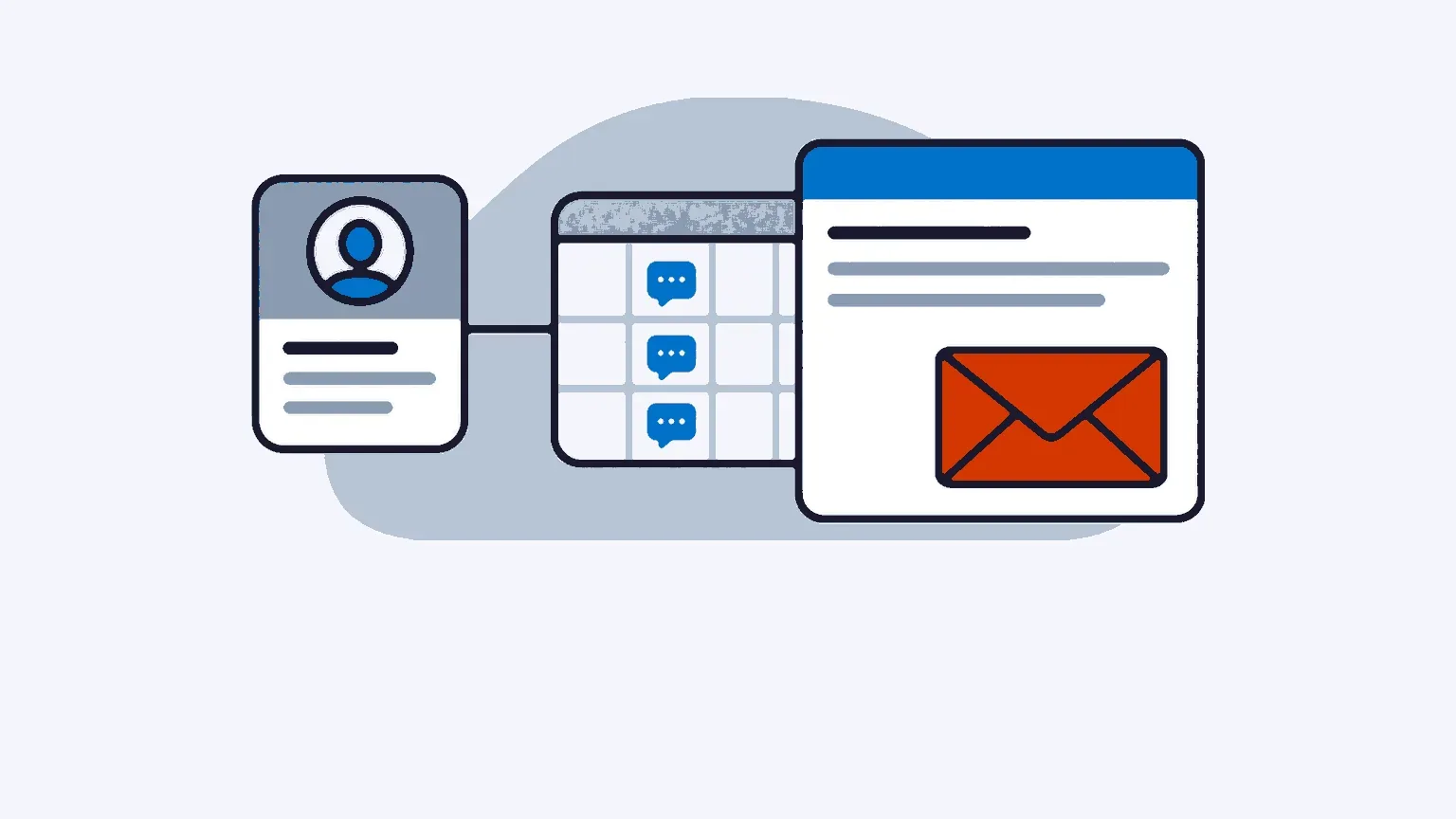 Illustration : Email et LinkedIn : la combinaison gagnante en prospection B2B
