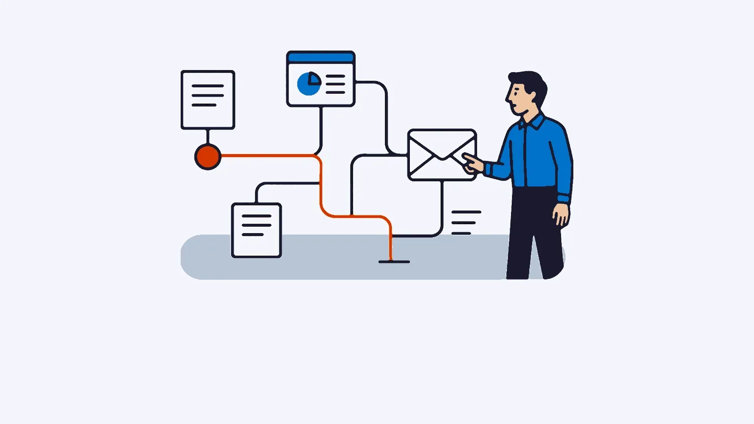 Illustration : La structure idéale d&rsquo;une équipe d&rsquo;email marketing 💌