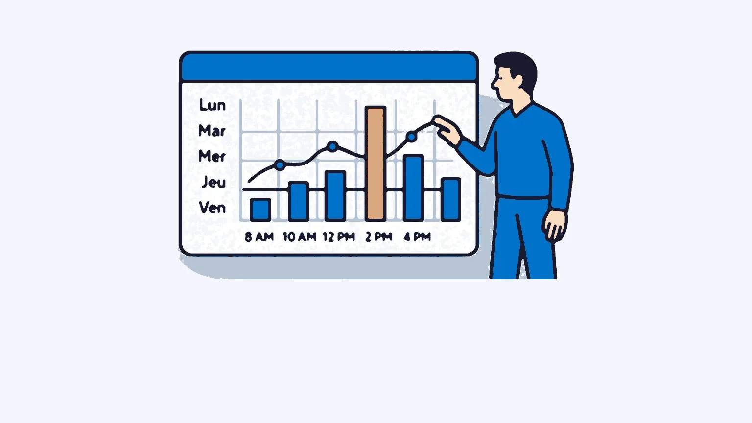 Illustration : Quand envoyer vos emails B2B ?