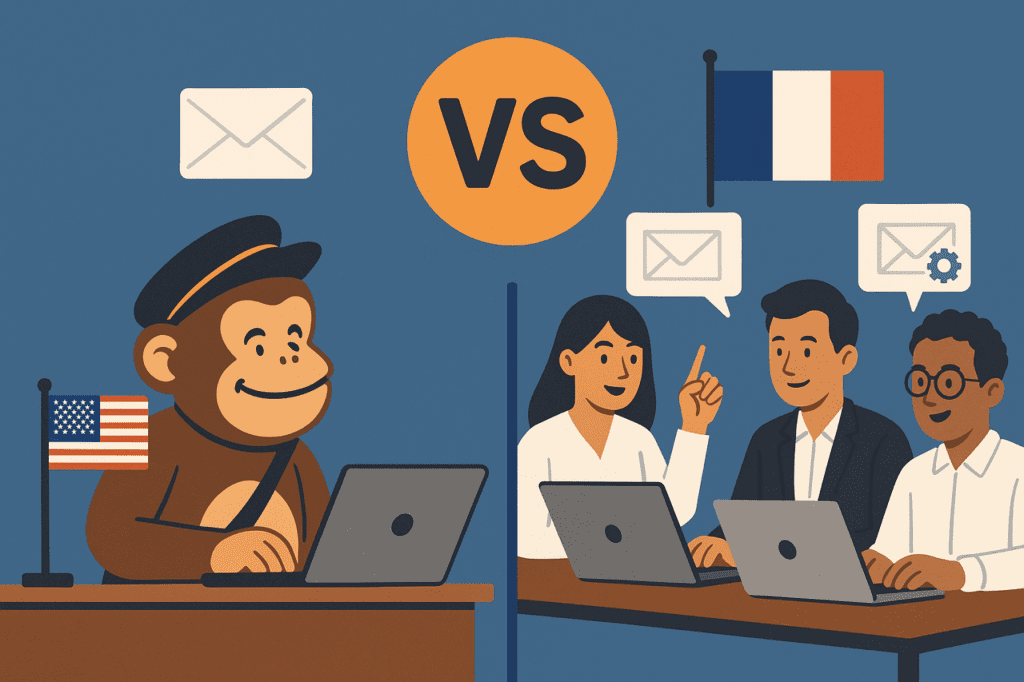 Logiciel emailing français VS Mailchimp
