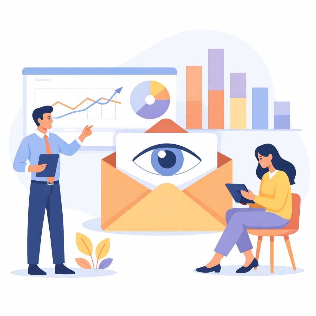 Illustration pour le guide complet sur le taux d'ouverture en emailing